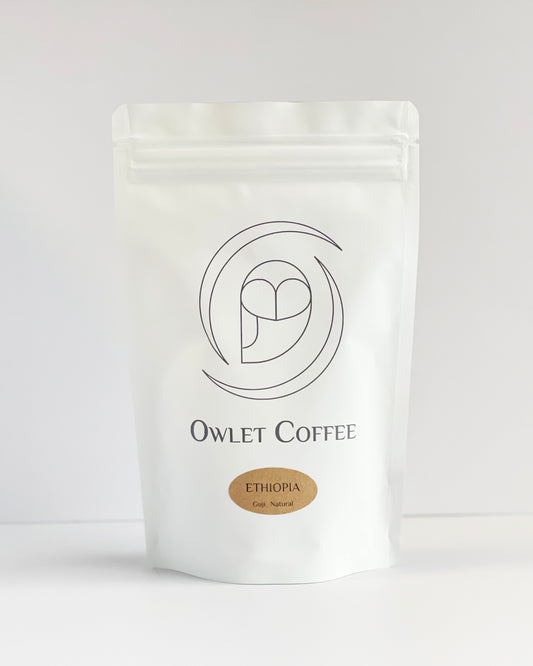 Owlet coffee　OWLETCOFFEE　アウレットコーヒー　エチオピア　ナチュラル　ミディアムロースト　複雑な香り　在来種　ゲイシャ